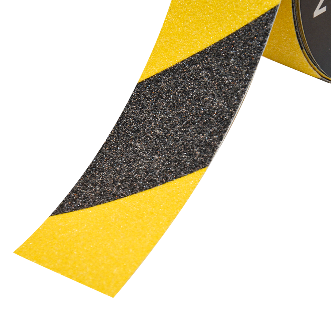 Cinta Antiderrapante 2" LAMIRA Negro/Amarillo LS-4583 16 m - 2