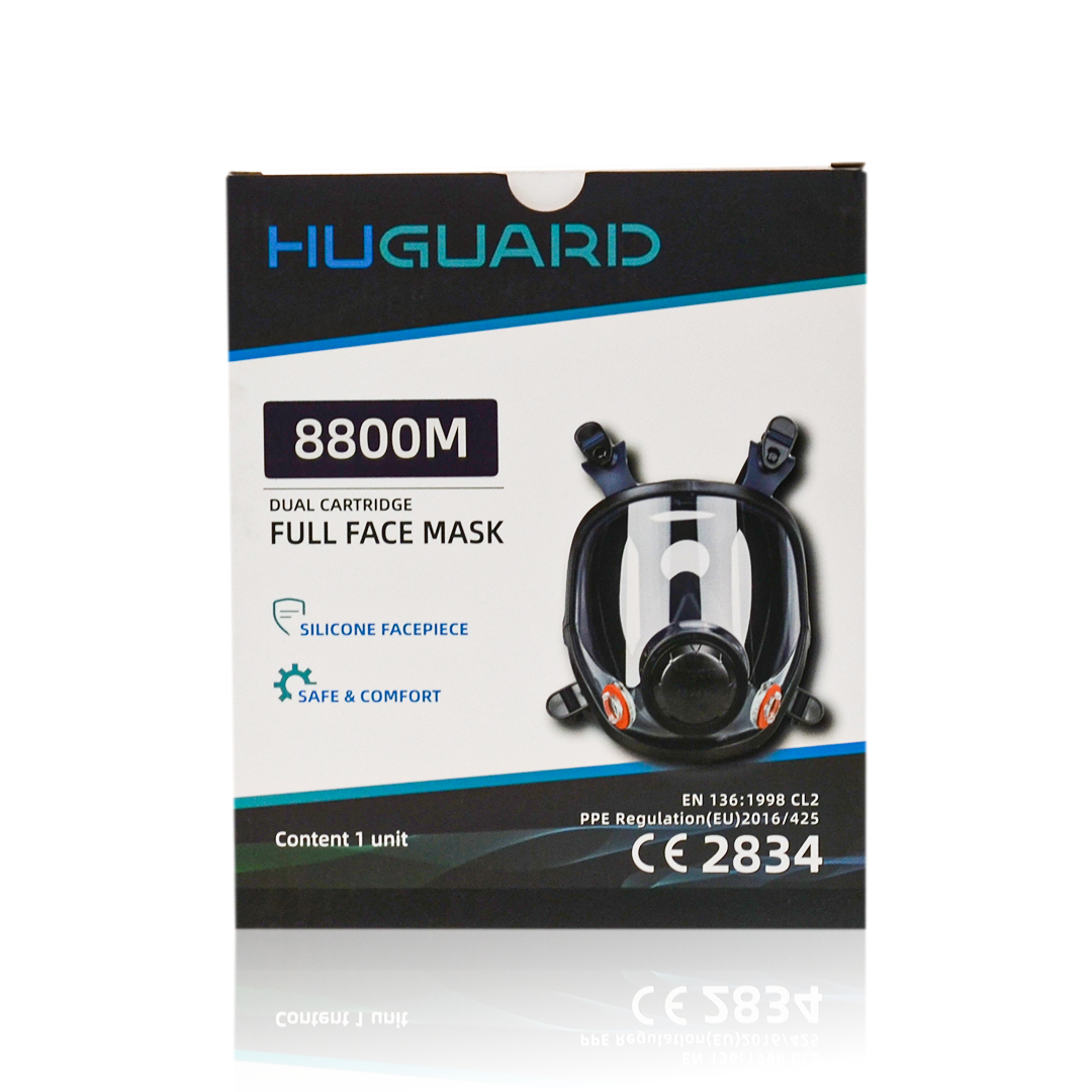 Respirador Silicón/TPE Cara Completa 8800 Huguard MD - 2