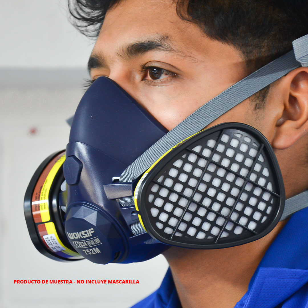 Cartucho para Vapores Orgánicos y Gases Ácidos 603 Woksif (Par). - 3