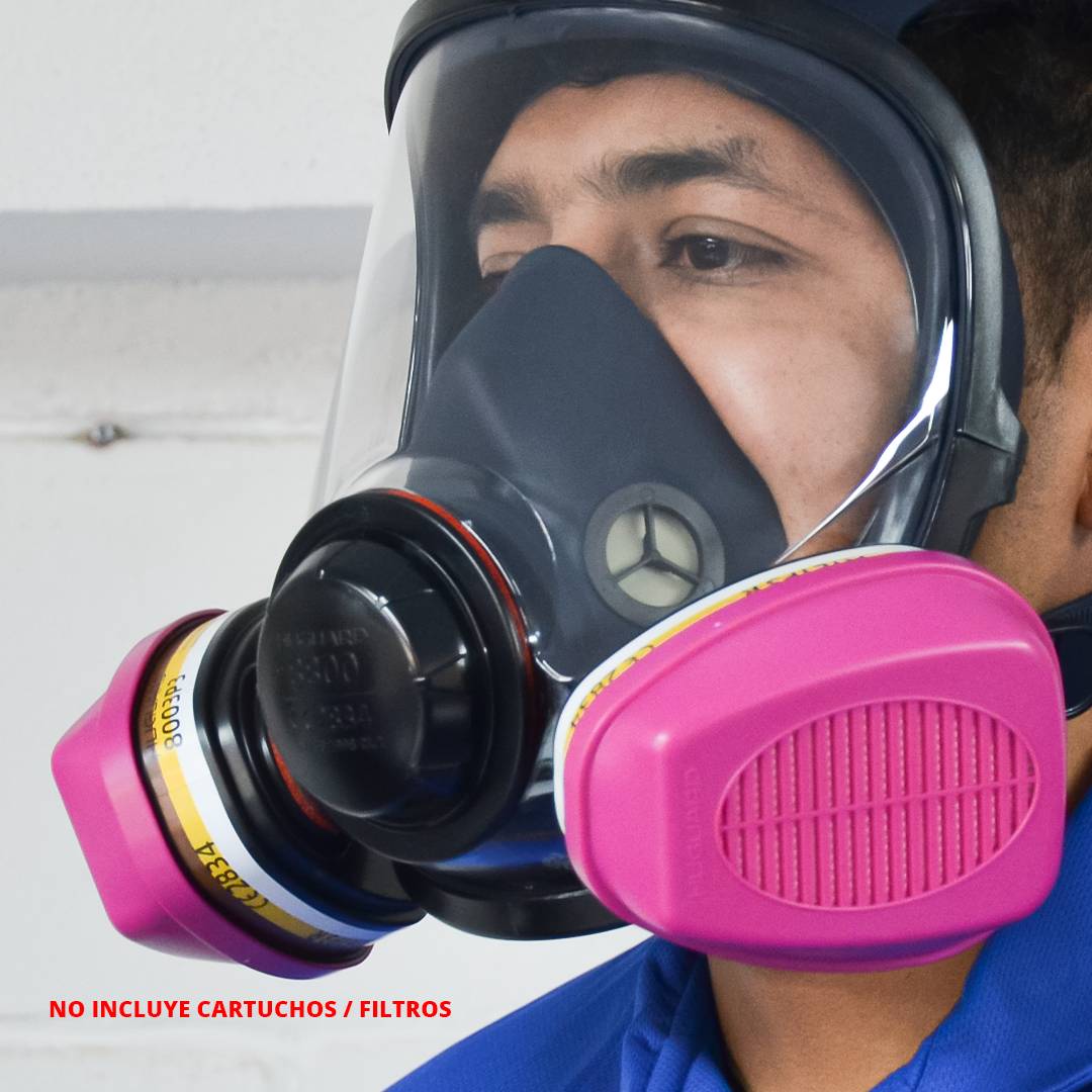 Respirador Silicón/TPE Cara Completa 8800 Huguard MD - 3