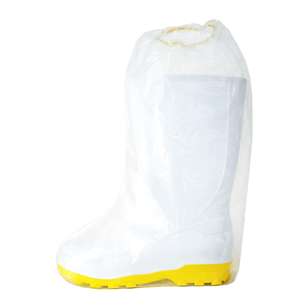 CUBREBOTAS POLIETILENO CON ELÁSTICO THE SAFETY ZONE (PAQ. CON 25 PAR.) TRANSPARENTE BPD5-XL-5E 16"