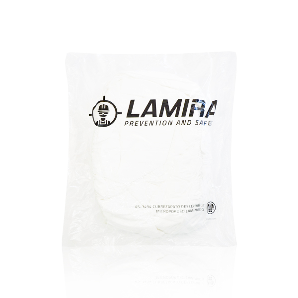 Cubrezapatos Microporoso Desechable LAMIRA (Paq. con 10 par.) Blanco AS-3494 Unitalla - 2
