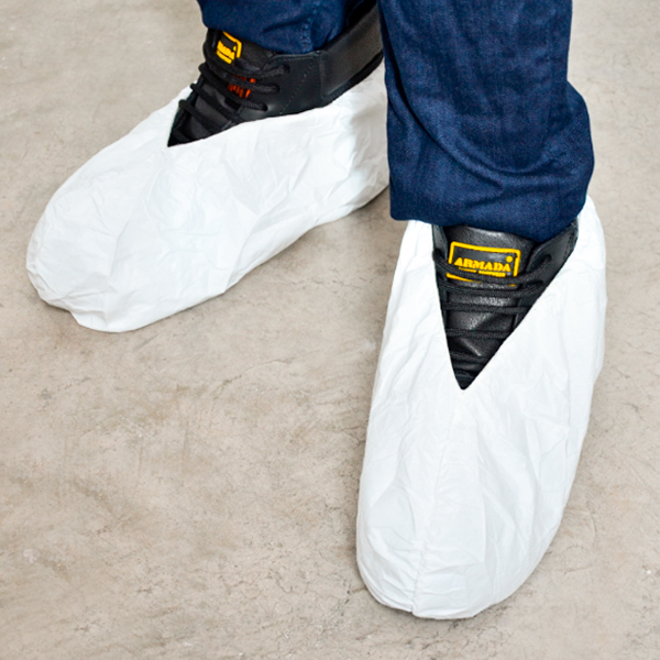 Cubrezapatos Microporoso Desechable LAMIRA (Paq. con 10 par.) Blanco AS-3494 Unitalla - 3