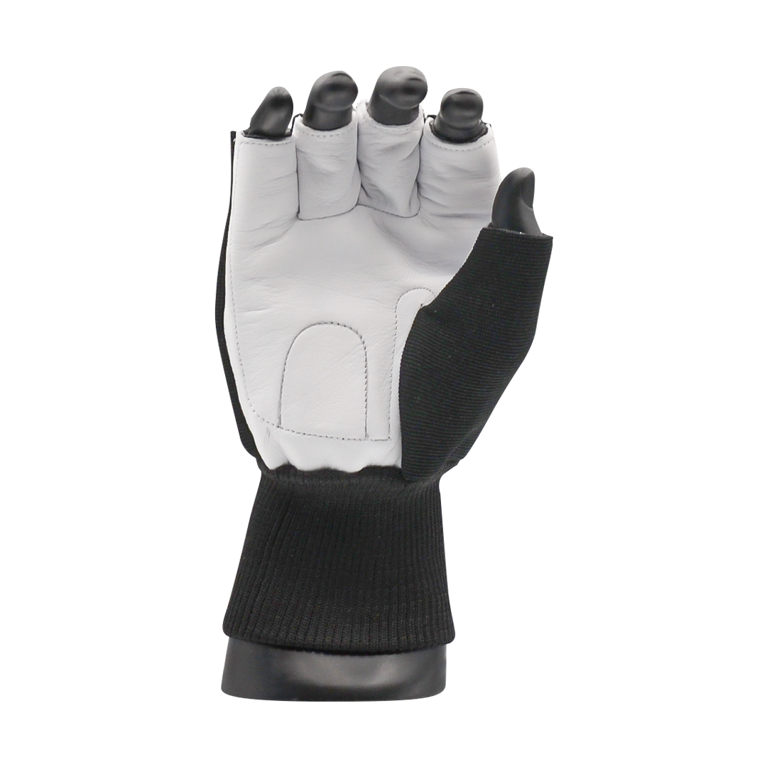 Guantaleta Piel Cabra anverso textil con puño de calcetín LAMIRA AS-4573 LG - 2