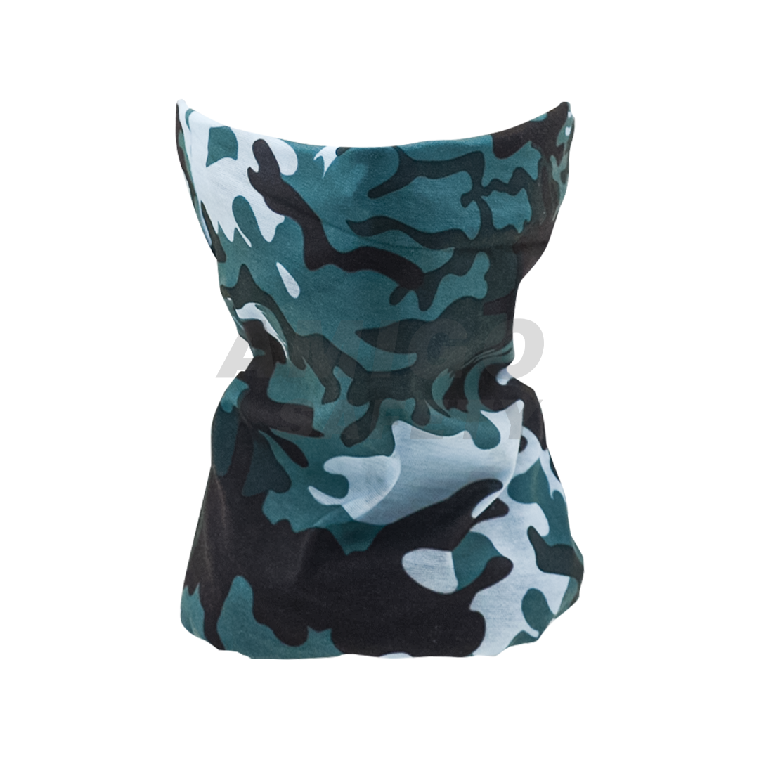 Tubular de Cuello Refrescante Multifuncional Lamira Safety Cammo/Azul Unitalla - 0