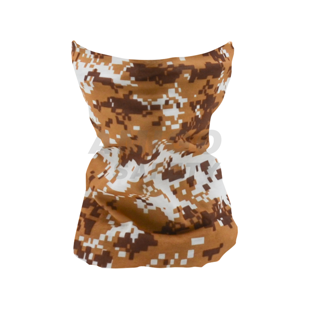 Tubular de Cuello Refrescante Multifuncional Lamira Safety Cammo/Café Unitalla - 0
