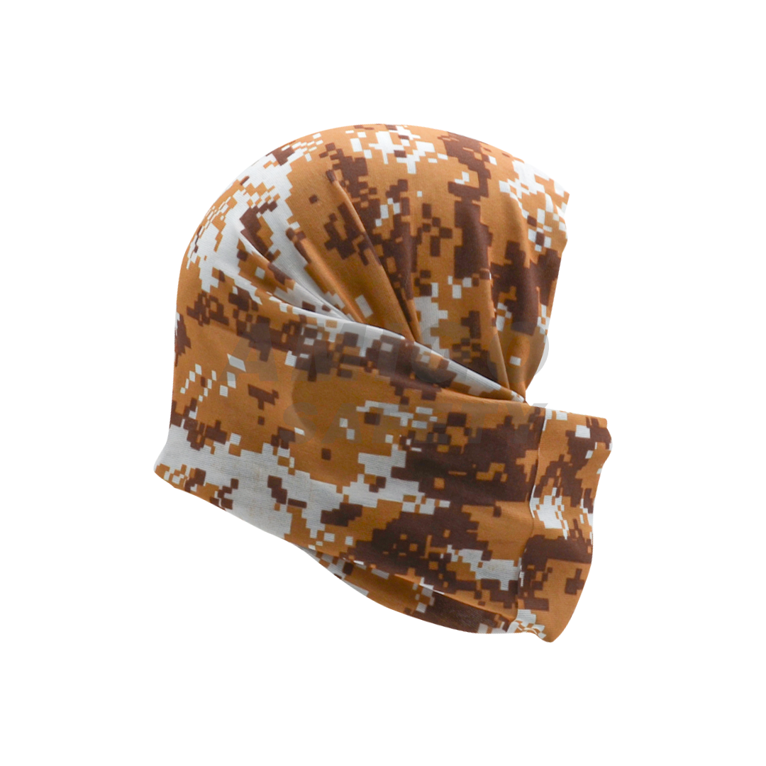 Tubular de Cuello Refrescante Multifuncional Lamira Safety Cammo/Café Unitalla - 1