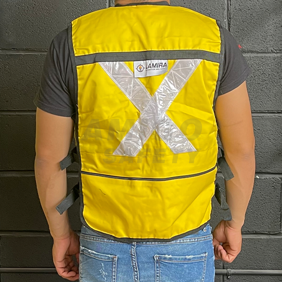 Chaleco Rescatista Lamira Amarillo LS-4415 - 3