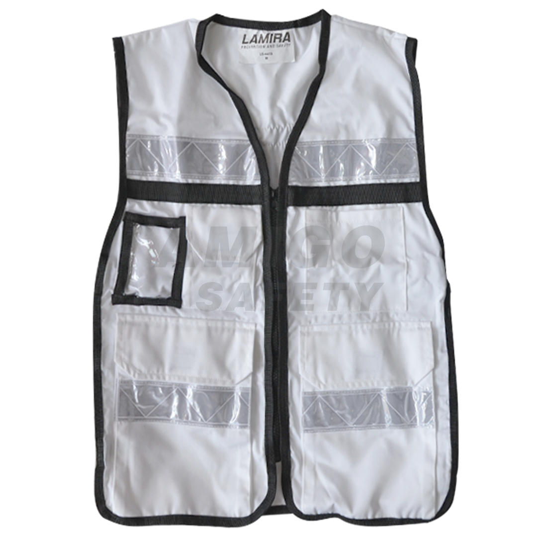 Chaleco Rescatista Lamira Blanco LS-4415 - 0