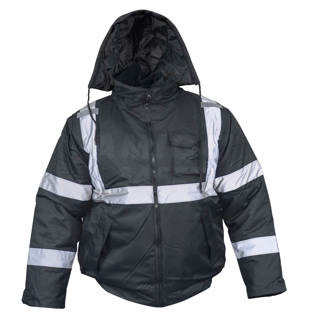 Chamarra Corta Oxford -20°C LAMIRA Negro LS-4610 - 0