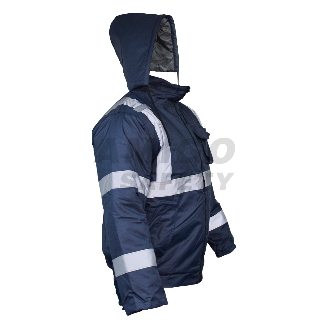 Chamarra Corta Oxford -20°C LAMIRA Azul LS-4610 - 1
