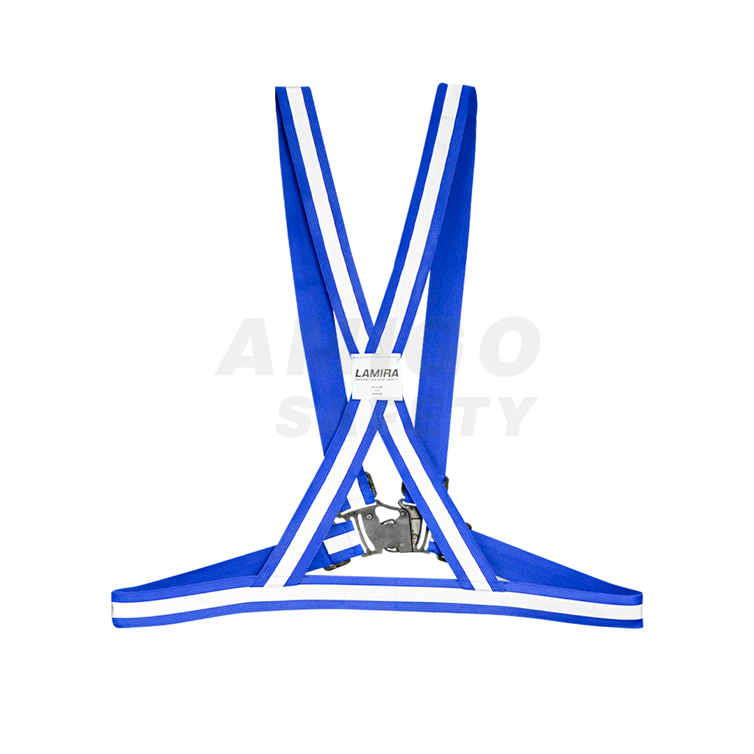 Chaleco Carrillero con Reflejante Alta Visibilidad Azul LS-4550 Unitalla - 1