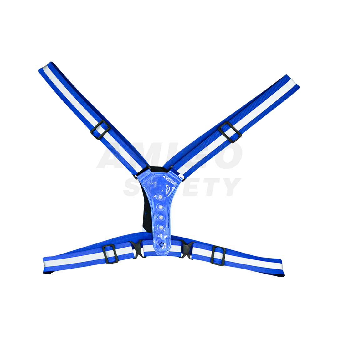Chaleco Elástico con Luces LED LAMIRA Azul Rey LS-4611 Unitalla - 0