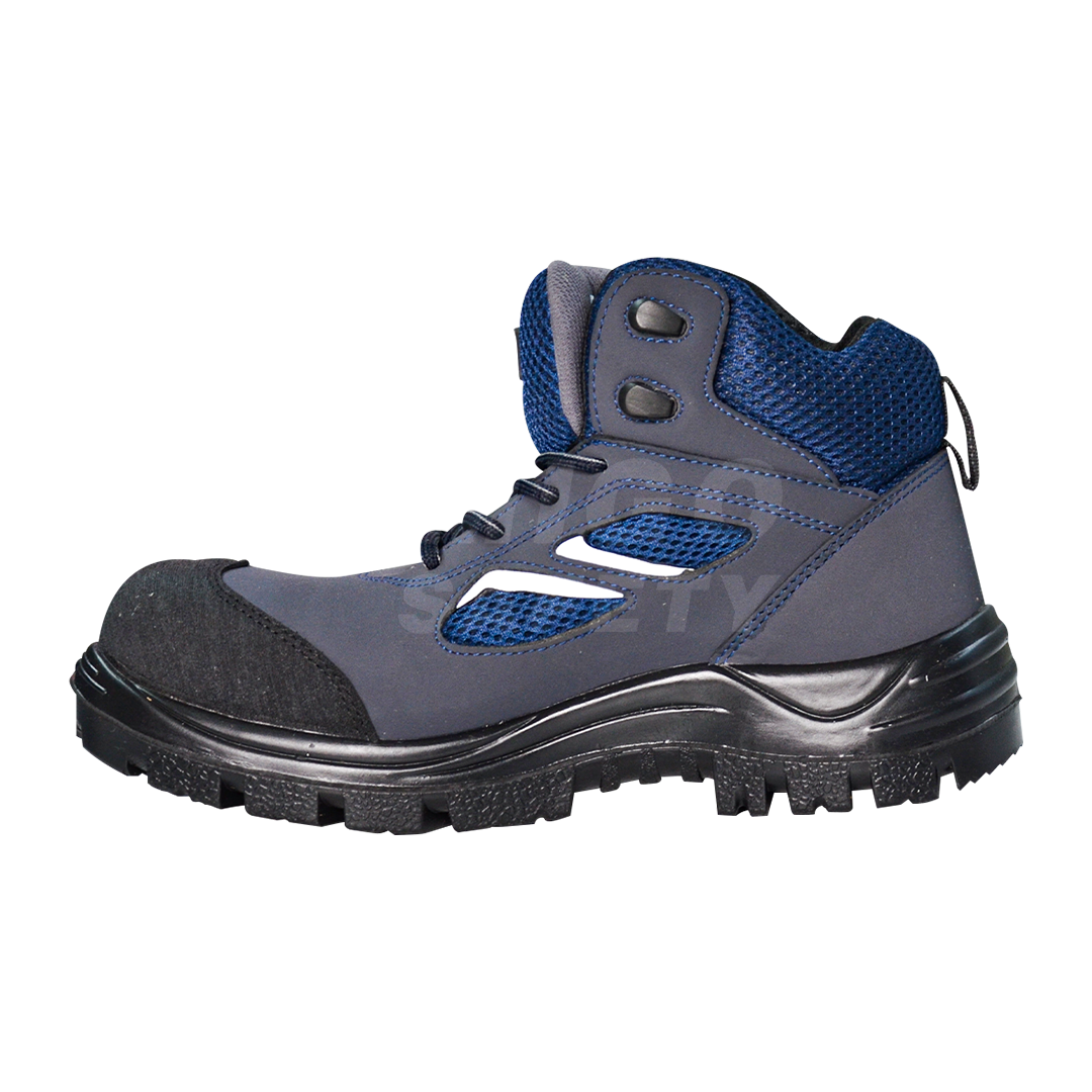 Zapato Borceguí con Casco de Composite PC - ABS Armada Gris/Azul XR50 - 1
