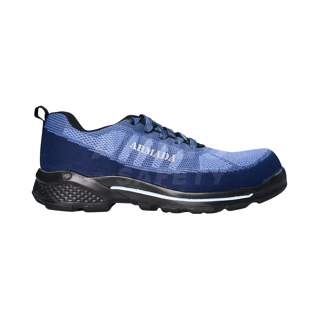 ZAPATO TENIS CON CASCO DE COMPOSITE PC - ABS X-PORT PARA DAMA ARMADA AZUL 156