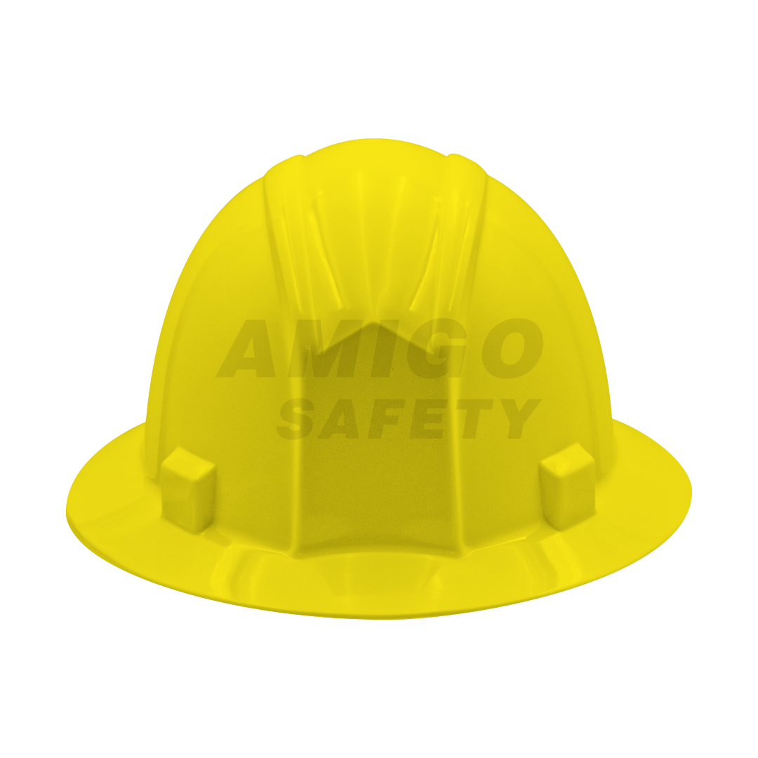 Casco Ala Completa con Suspensión Matraca de 4 Puntos LAMIRA Amarillo AS-4460 ... - 1