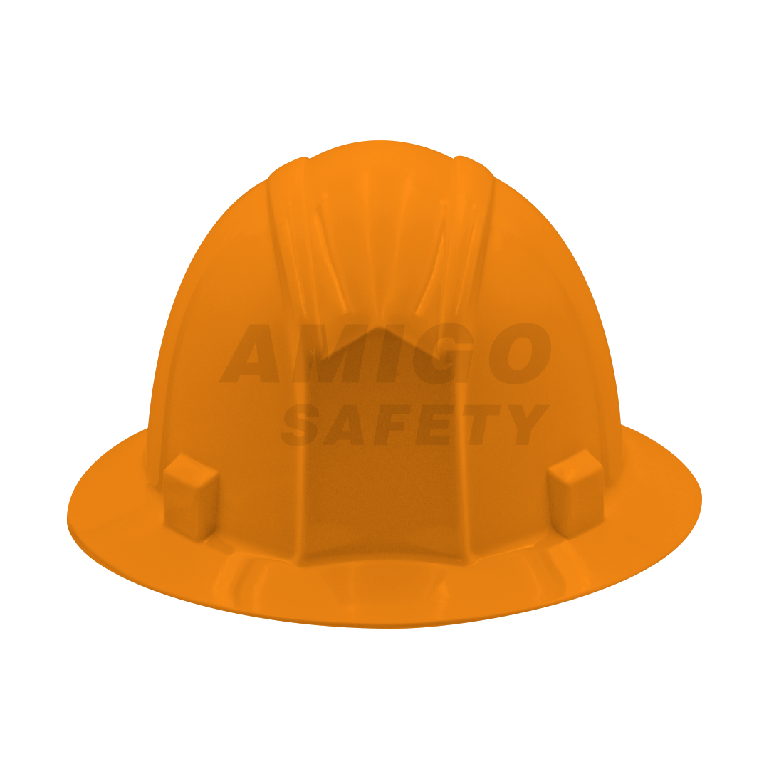 Casco Ala Completa con Suspensión Matraca de 4 Puntos LAMIRA Naranja AS-4460 ... - 1