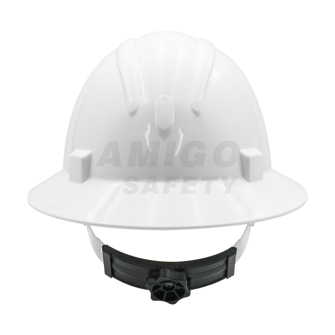 Casco Ala Completa con Suspensión Matraca de 4 Puntos LAMIRA Blanco AS-4460 ... - 2