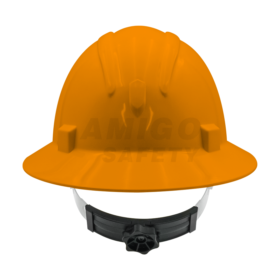 Casco Ala Completa con Suspensión Matraca de 4 Puntos LAMIRA Naranja AS-4460 ... - 2