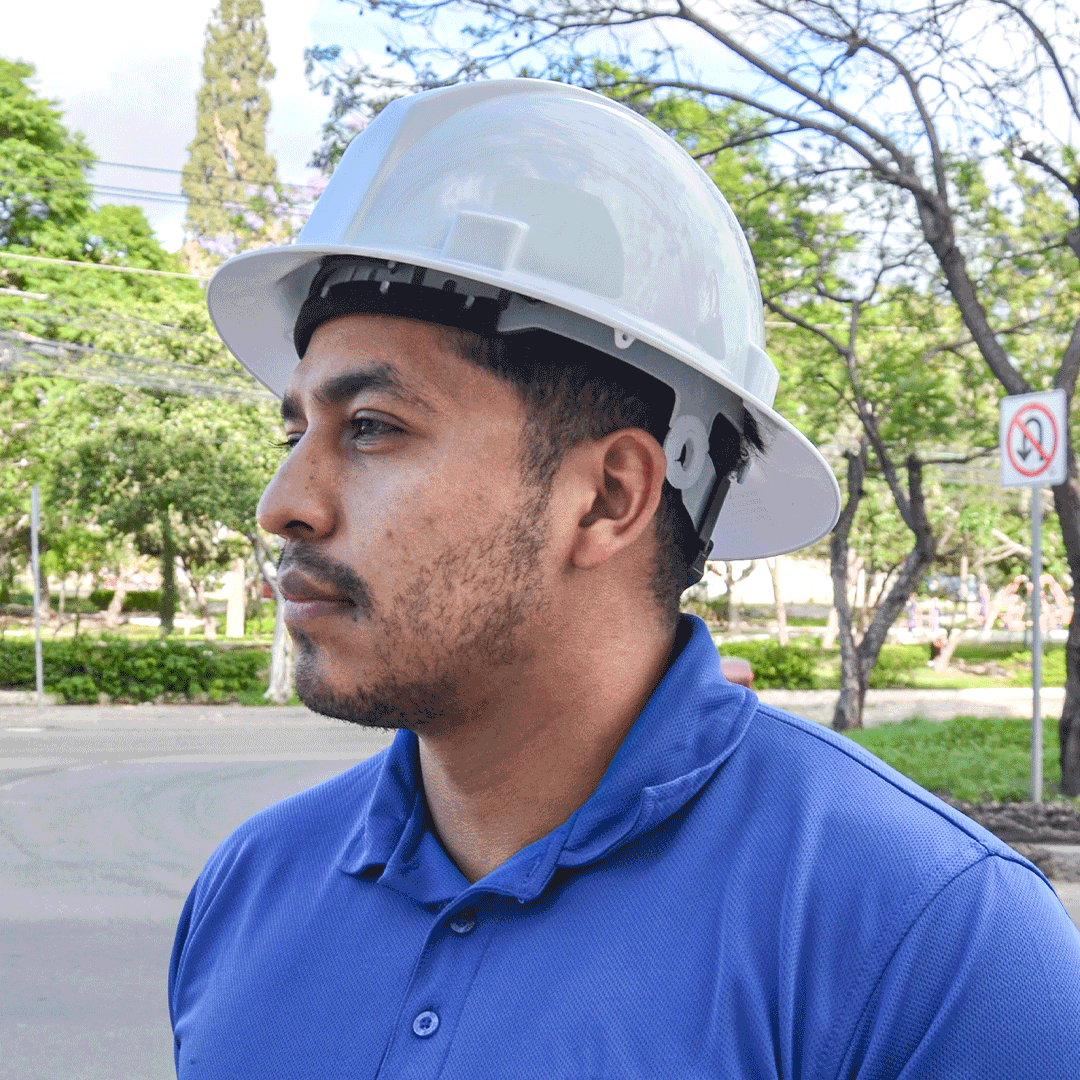 Casco Ala Completa con Suspensión Matraca de 4 Puntos LAMIRA Blanco AS-4460 ... - 3