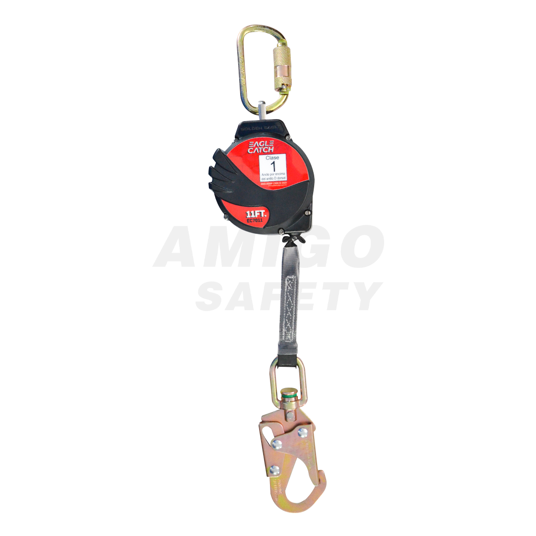LÍNEA DE VIDA AUTORRETRÁCTIL BANDA DE DYNEEMA EAGLE CATCH EC7011 (11 FT / 3.3 M)