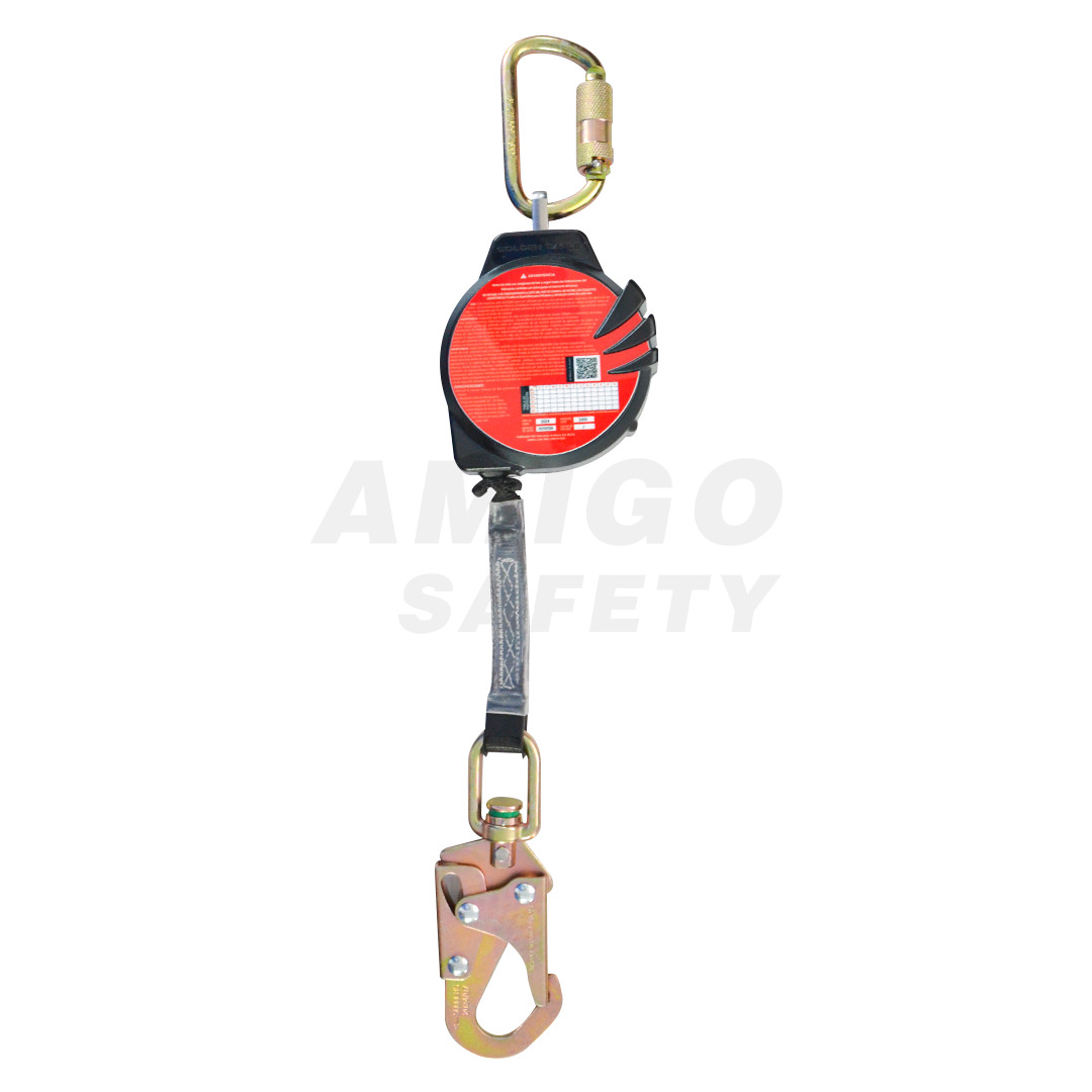 Línea de Vida Autorretráctil Banda de Dyneema Eagle Catch Golden Eagle Rojo EC7011 (11 ft / 3.3 m) - 1