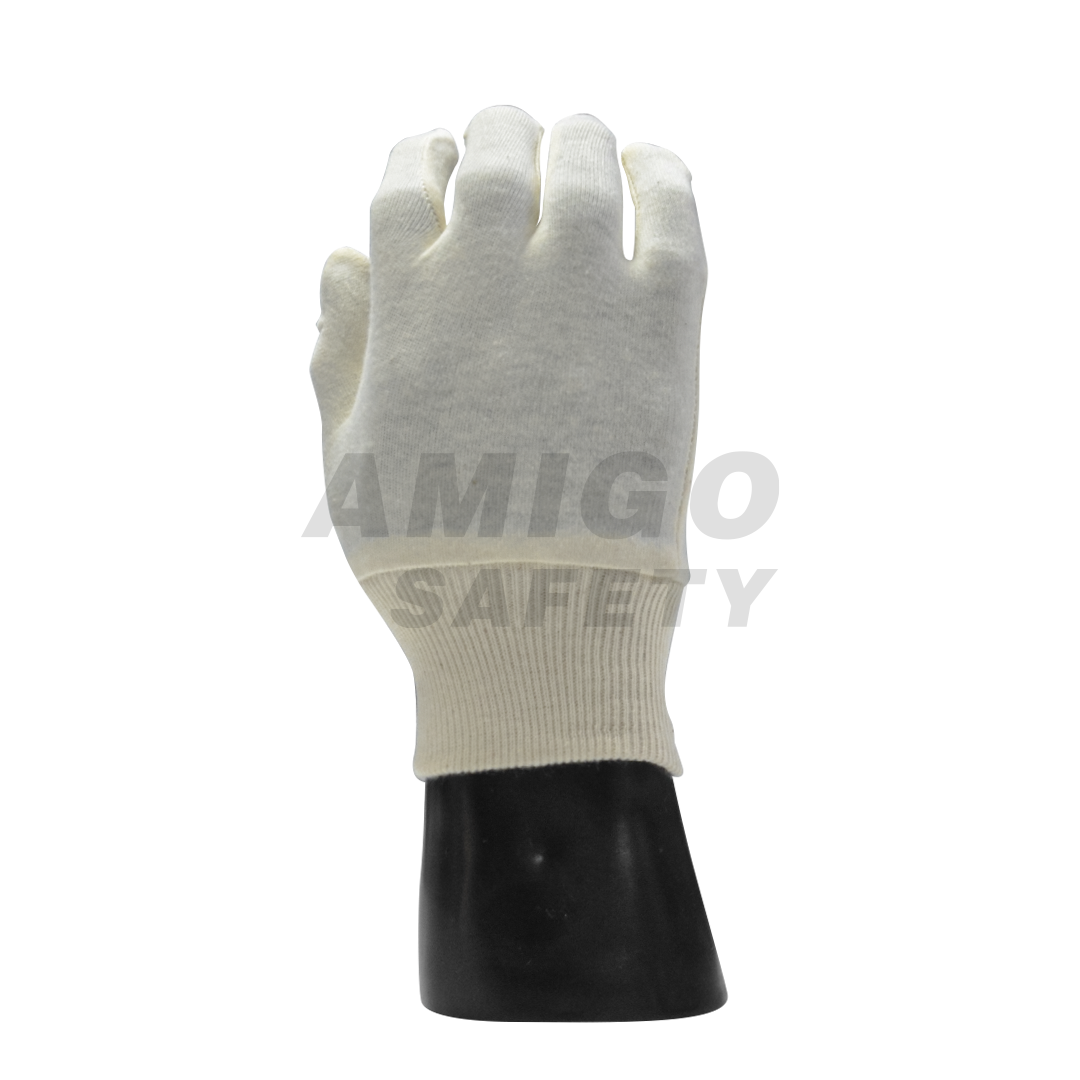 Guante Damasco 100% Algodón Lamira (Par) Blanco LS-4599 Unitalla - 0