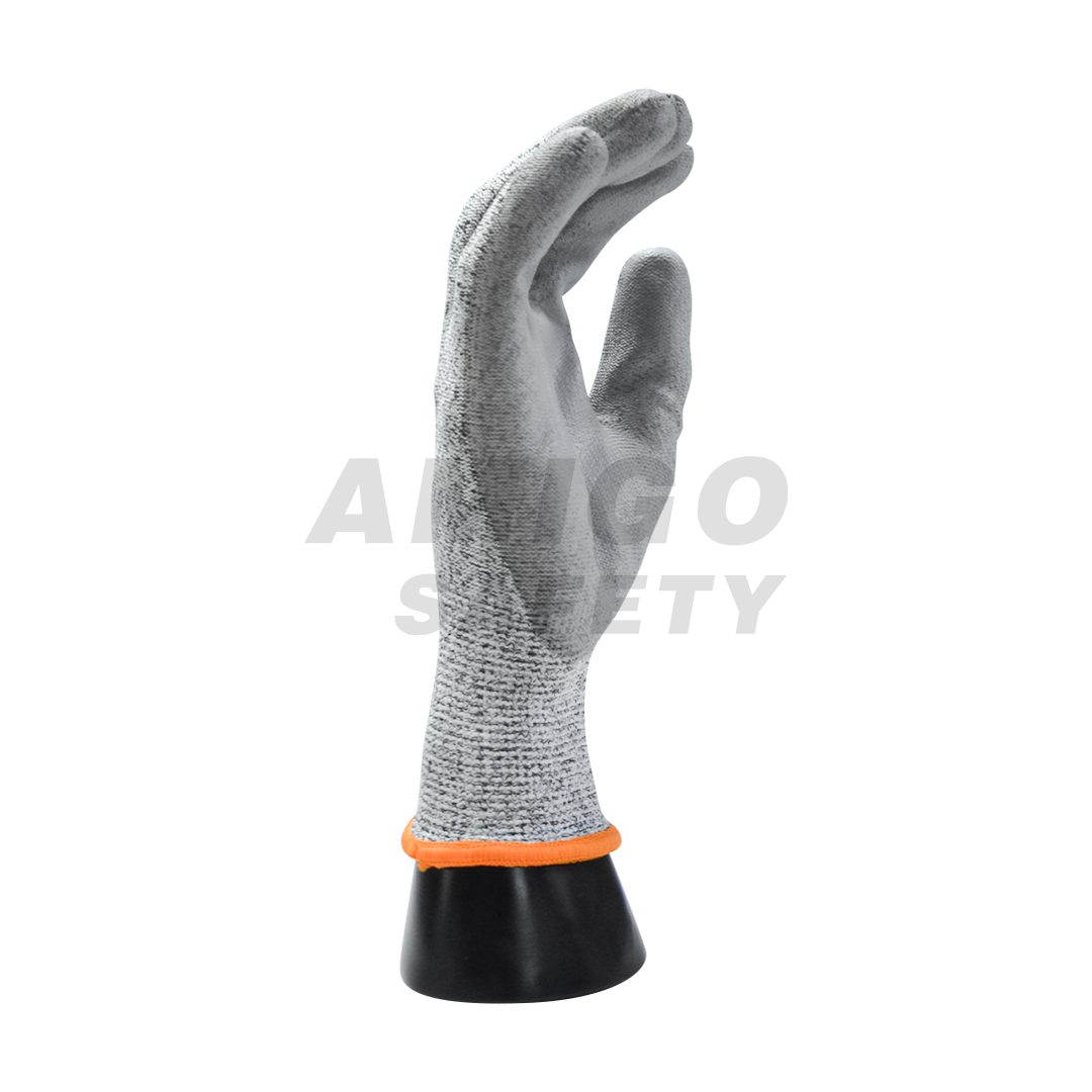 Guante Anticorte HPPE Recubierto Poliuretano Lamira (Par) Gris LS-4602 - 1