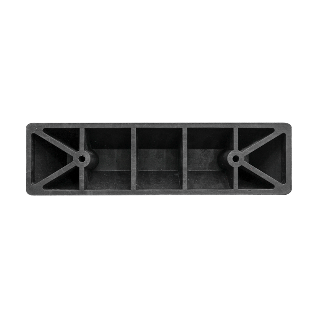 Tope HDPE 100 % Reciclado para Estacionamiento Negro/Amarillo 57 cm - 2