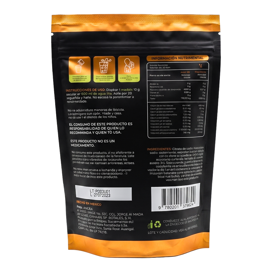 Bebida Hidratante sin Azúcar Sobre para 20 l Mividra Naranja 150 g - 1