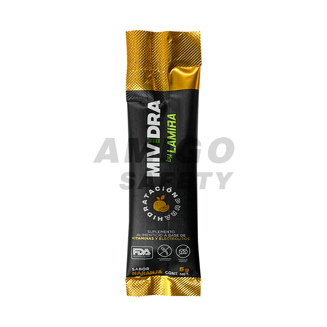 Bebida Hidratante sin Azúcar Sobre para 600 ml Mividra Naranja 5 g - 0