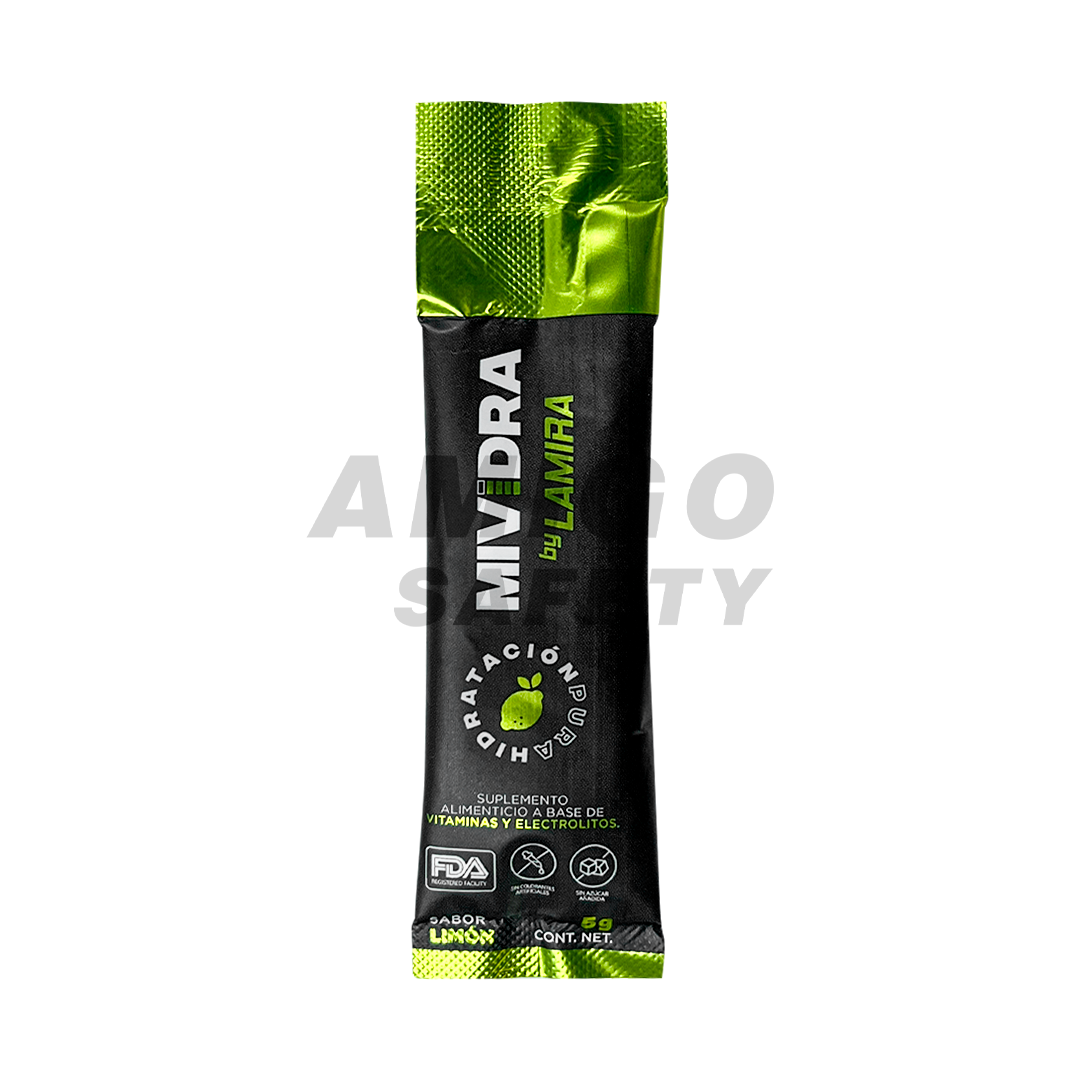 Bebida Hidratante sin Azúcar Sobre para 600 ml Mividra Limón 5 g - 0
