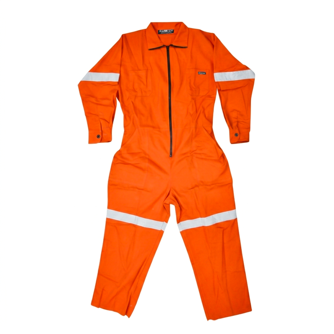 Overol 100 % Algodón con Reflejante 2" Sello Sur Naranja OVE100NJCR - 0